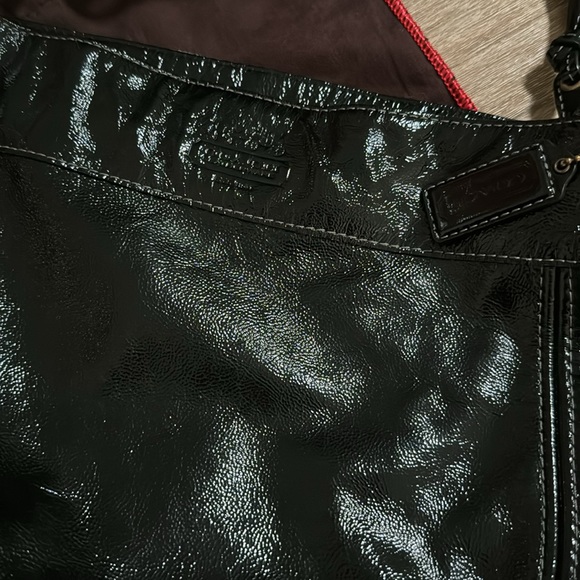 Coach black patent bag like new - Picture 13 of 13